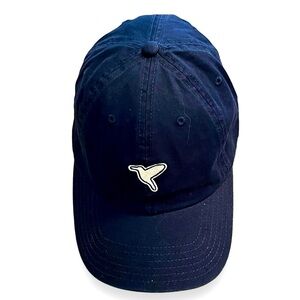 Birddogs Logo Baseball Hat Navy Blue w/Pink Logo 100% Cotton Adjustable Preppy